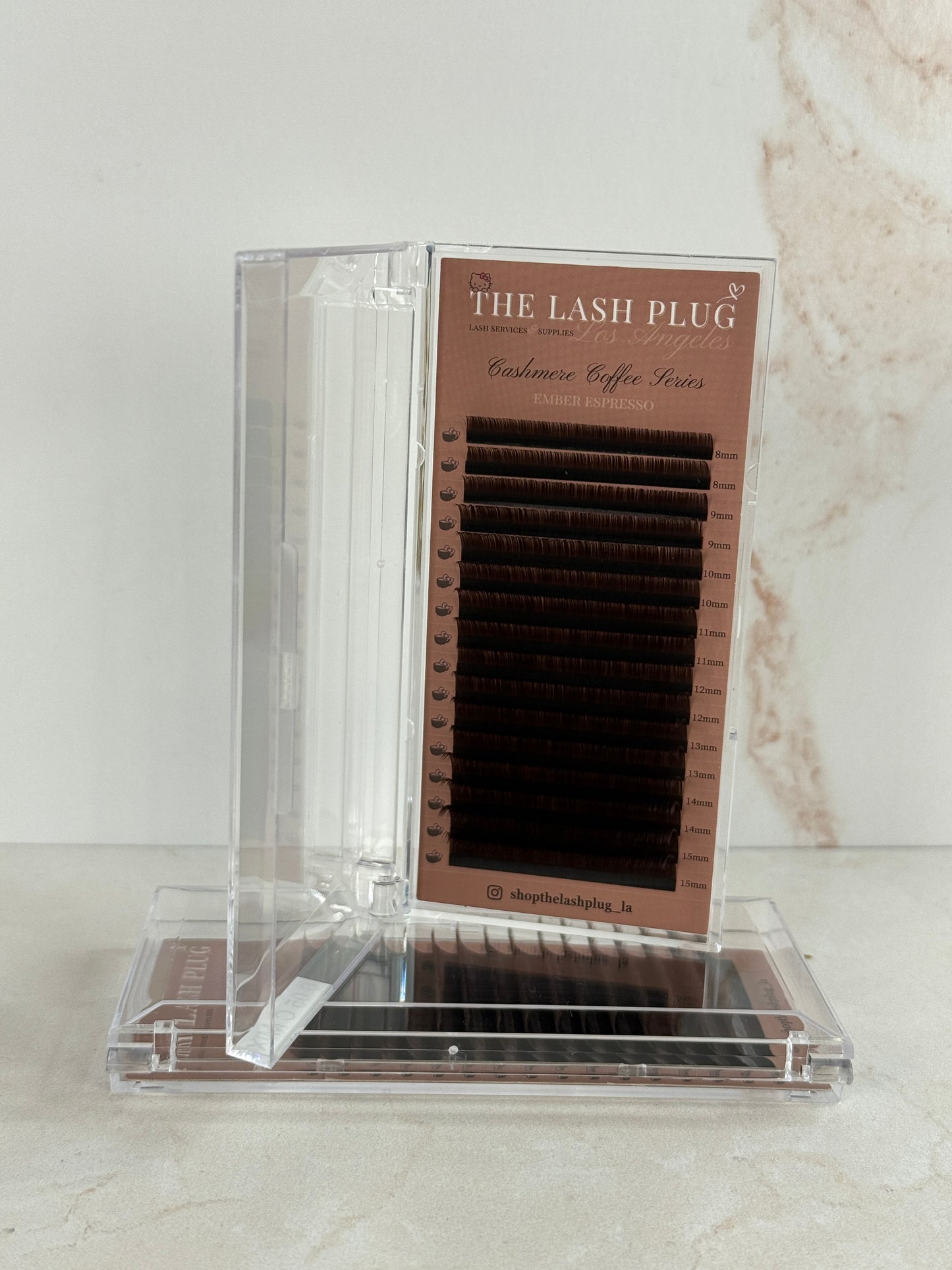 Ember Espresso Mixed Trays - Cashmere Brown Lashes