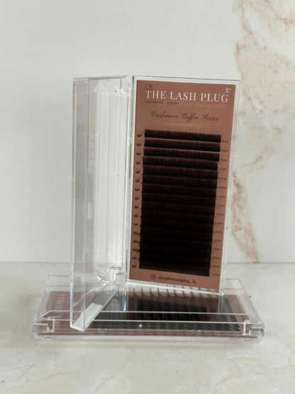 Ember Espresso Mixed Trays - Cashmere Brown Lashes